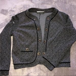 Jus d’Orange Paris Grey cardigan with buttons